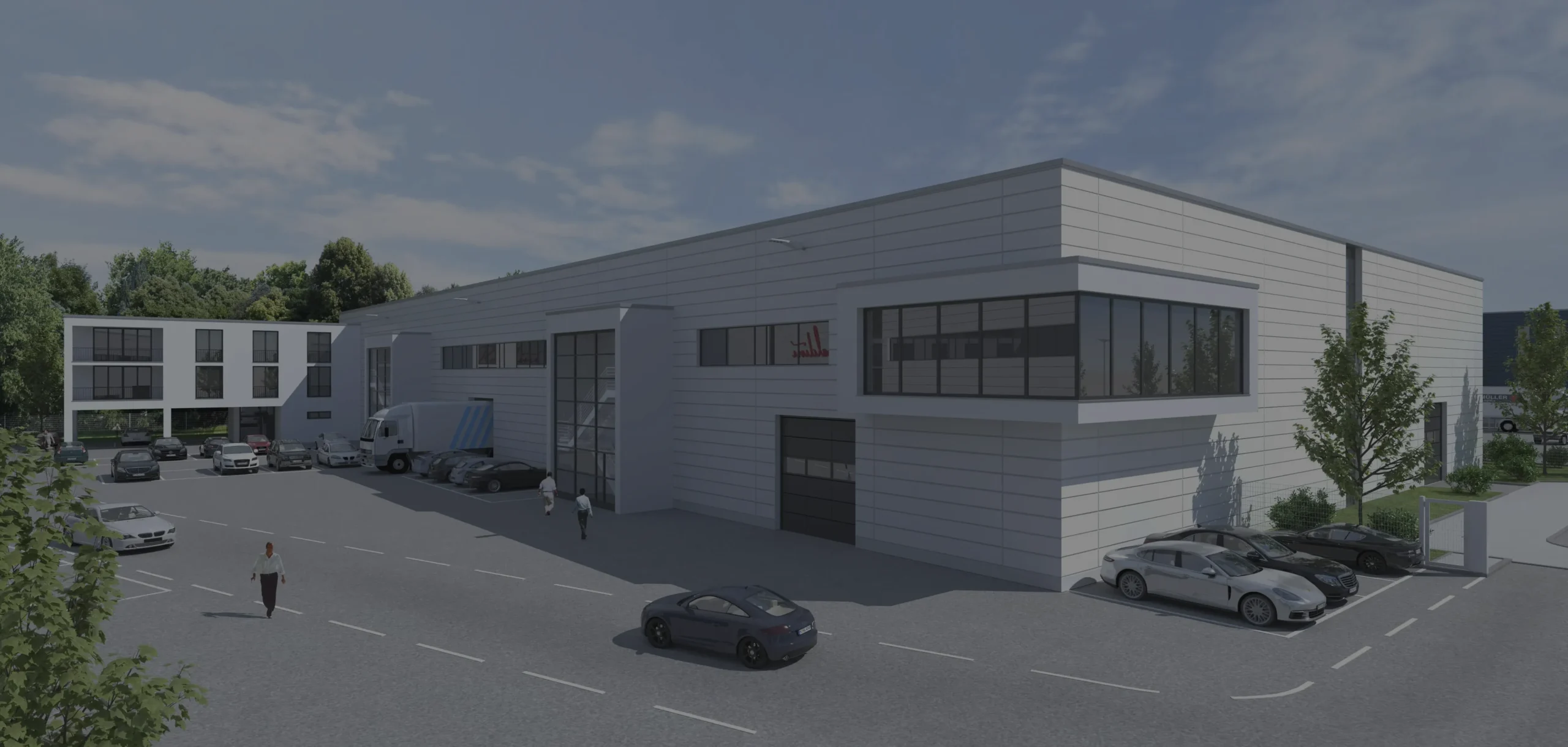 Neubauprojekt der Malcherczyk Immobilien — Gewerbe- und Büropark